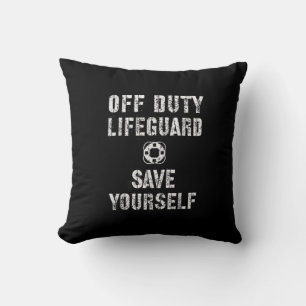 Coussin Sauvegardez-Vous Garde De Piscine Garde Éteint