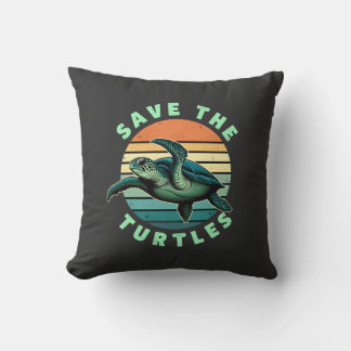 Coussin Sauver Les Tortues Animal Tortue Amateur D'animaux