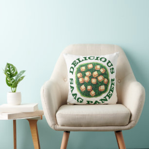 Coussin Savoureux Saag Paneer Cuisine indienne végétarienn