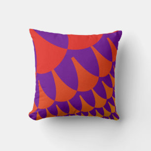 Coussin Scales rouges et orange