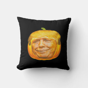 Coussin Scandale Trumpkin Citrouille Halloween Conception 