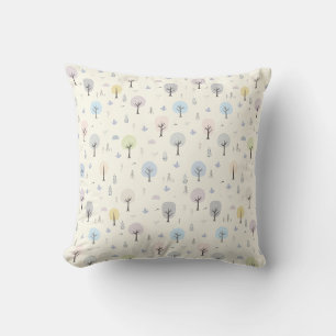 Coussin Scandinavian Forest Motif sans couture