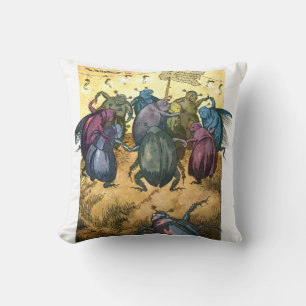 Coussin Scarabées célébrant le milieu de l'été