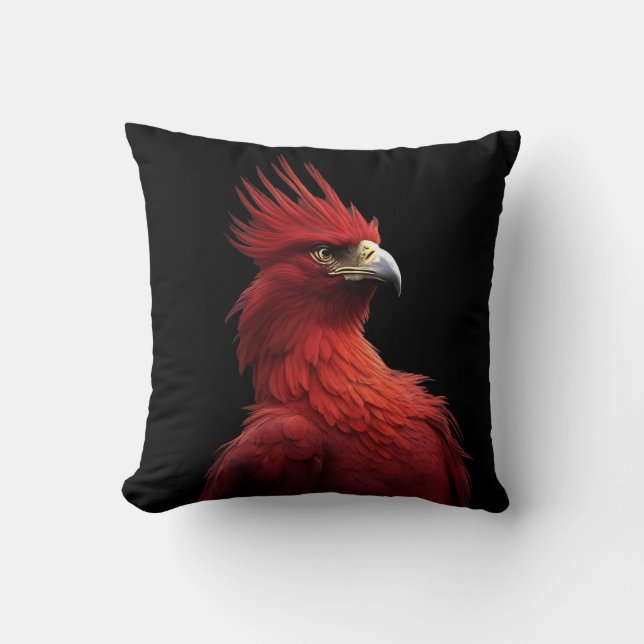 Coussin Scarlet Phoenix Est Fière (Recto)