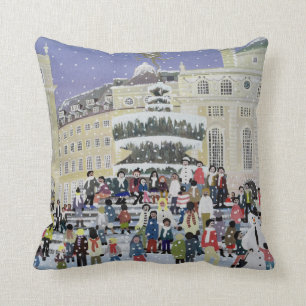 Coussin Scène de neige de Piccadilly