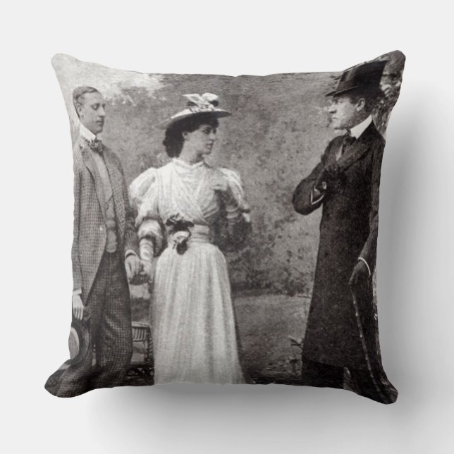 Coussin Scène d'une représentation d'importance de Bein (Recto)