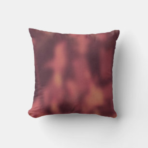 Coussin Scènes de rue floue rouge et violet
