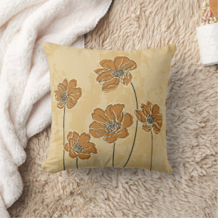 Coussin Schéma baroque fleuri