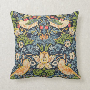 Coussin Schéma floral William Morris Strawberry Thief