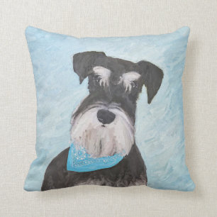 Coussin Schnauzer (Miniature) Peinture - Joli chien origin