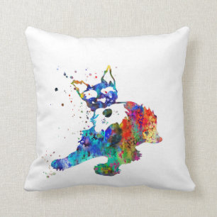 Coussin Schnauzer miniature, schnauze de miniature