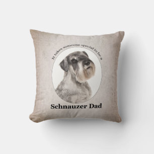 Coussin Schnauzer Papa