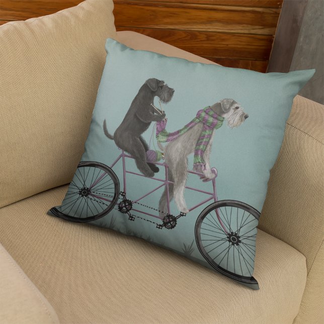 Coussin Schnauzer Tandem (Créateur téléchargé)