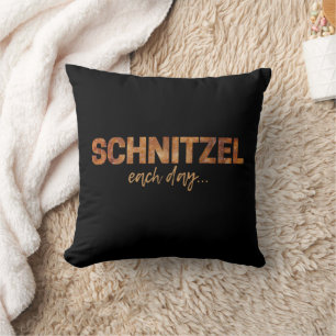 Coussin Schnitzel Chaque Jour Drôle Cutlet Escalope Design