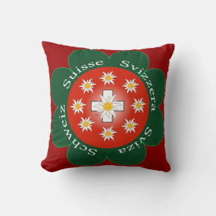 Coussin Schweiz Suisse Svizzera Svizra Suisse Kissen