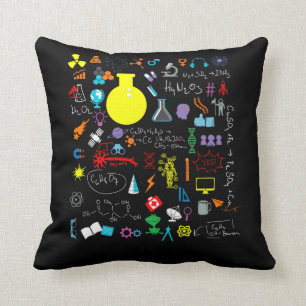 Coussin Science Physic Math Chemistry Biology Astronomy