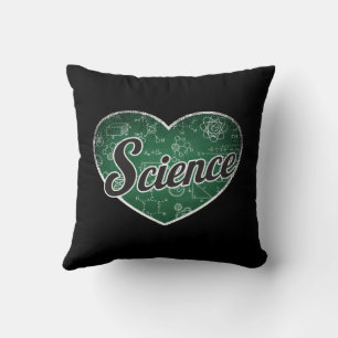 Coussin Science Retro Coeur Blackboard amour