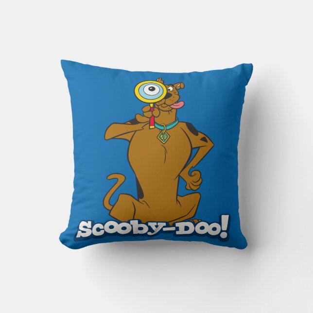 Coussin Scooby Doo Avec Verre Magnifiant (Recto)