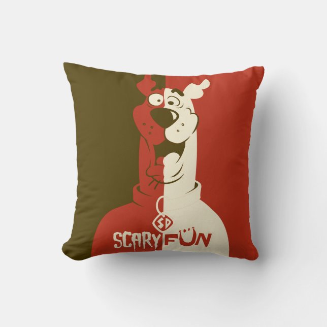 Coussin Scooby-Doo "Effrayant" (Recto)
