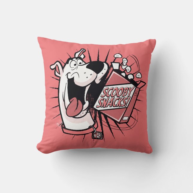 Coussin Scooby-Doo Halftone Scooby Snacks (Recto)