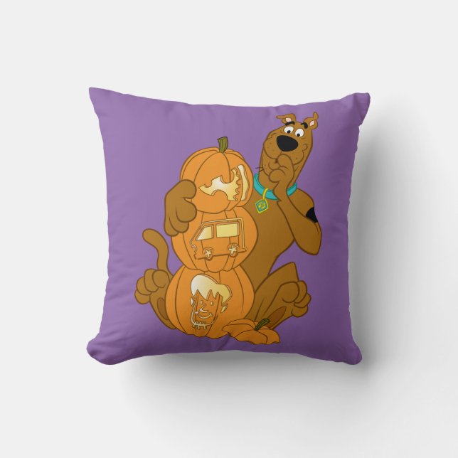 Coussin Scooby-Doo | Halloween Jack-O-Lantern (Recto)