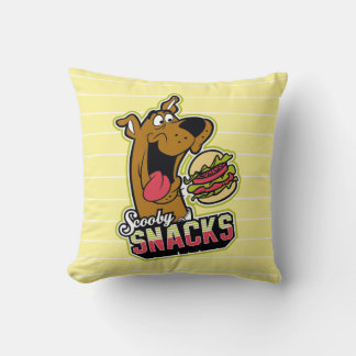 Coussin Scooby-Doo "Scooby Snacks" Logo