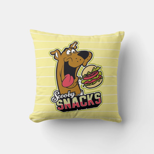 Coussin Scooby-Doo "Scooby Snacks" Logo (Recto)