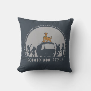 Coussin Scooby Doo Style Tribal Van Silhouette