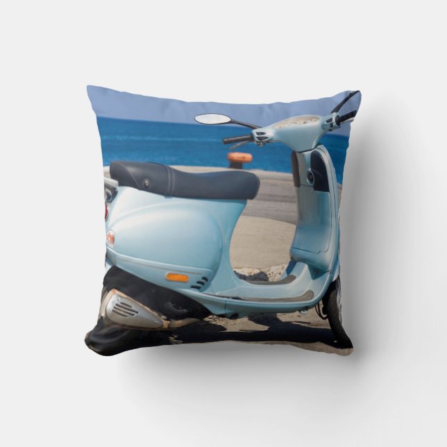 Coussin Scooter sur la plage | Ephesus, Turquie (Recto)