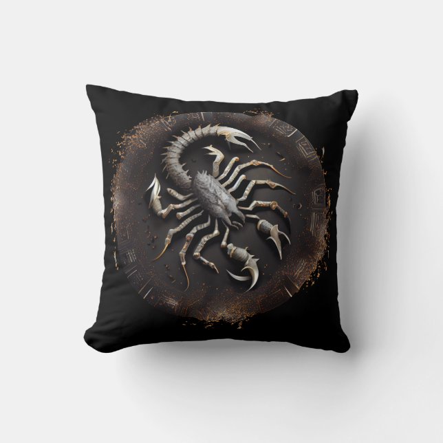 Coussin Scorpio Scorpion Zodiac (Recto)