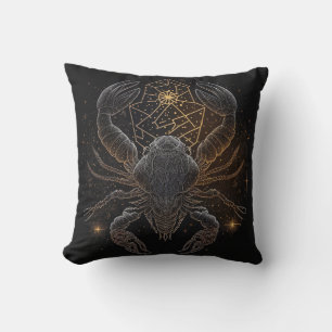 Coussin Scorpio, signe astrologique Zodiaque