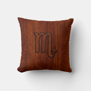 Coussin Scorpio Zodiac Connexion Mahogany Style Brown