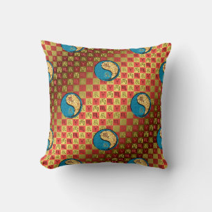 Coussin Scorpion & Dragon de Feu
