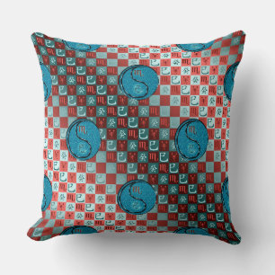 Coussin Scorpion & Serpent d'eau