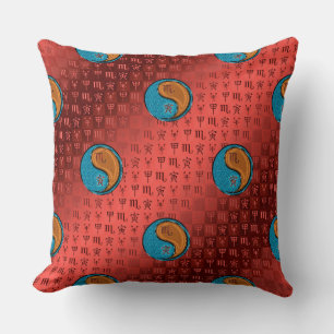 Coussin Scorpion & Tigre de Bois