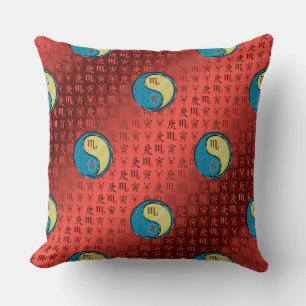 Coussin Scorpion & Tigre de Métal