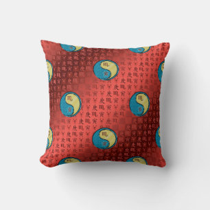 Coussin Scorpion & Tigre de Métal