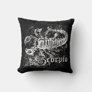 Coussin Scorpion Vintage Zodiac