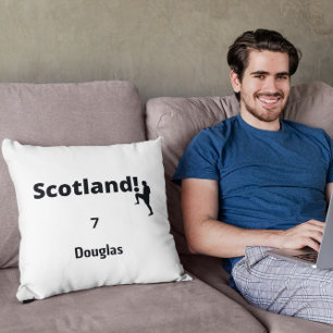 Coussin Scotland Soccer, personnalisable