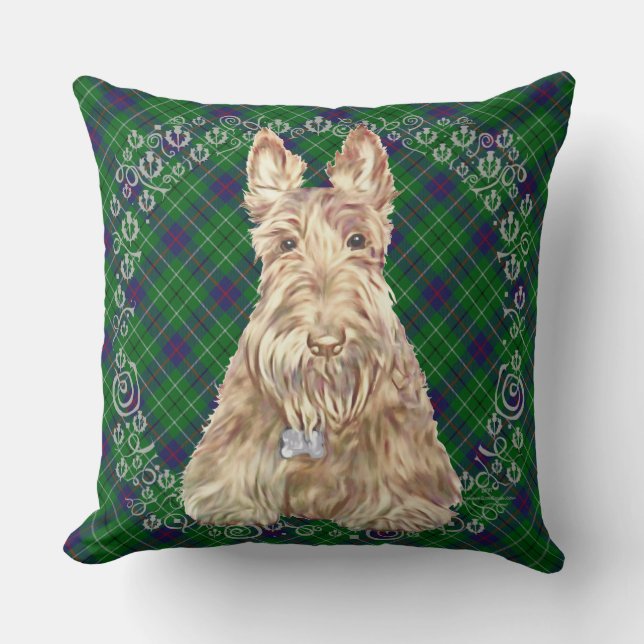 Coussin Scottie Tartan Duncan (Recto)