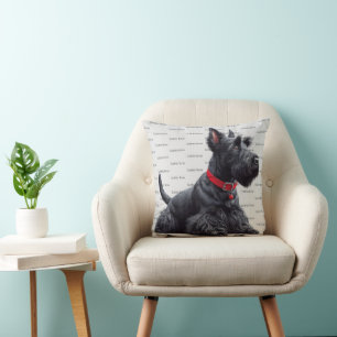 Coussin Scottish Terrier à