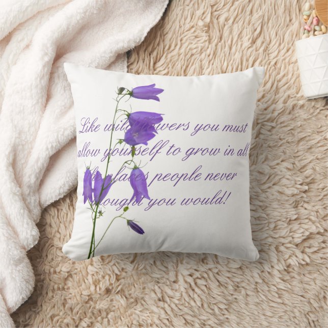 Coussin Script de devis Bluebells (Couverture)