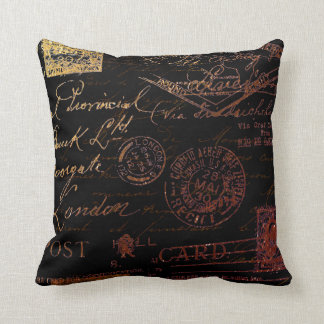 Coussin Script et timbres