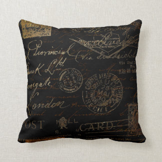 Coussin Script et timbres