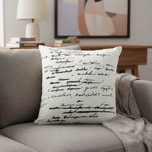 Coussin script européen