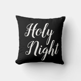 Coussin script HOLY NIGHT |