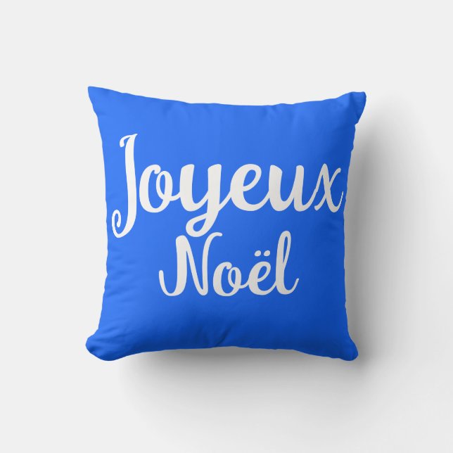 Coussin Script Joyeux Noël  (Recto)