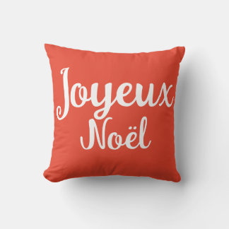 Coussin Script Merry Christmas