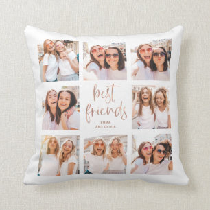 Coussin Script Rose or tendance Faux   Meilleures photos d