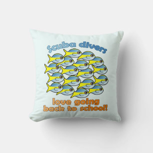 Coussin Scuba Love Going Back to School